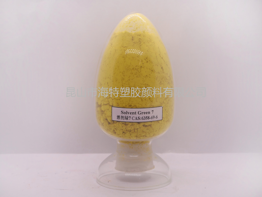 CAS No 6358 69 6 Verde Solvente 7 para Tinta Fluorescente Intensidade 120%