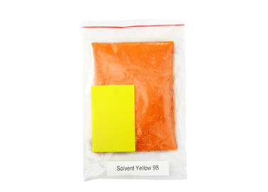 Pó solvente da laranja do amarelo 98 com grande fluorescência e máscara nos plásticos