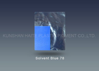 CAS 2475 44 7 substância corante solvente da densidade 1,30 do azul 78 g/cm3 para a fibra