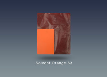 CAS 16294-75-0 Vermelho fluorescente GG Solvente Laranja 63 Tintura para PS