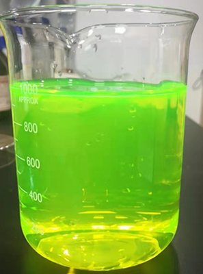 Solvente Green7 Piranina Força de fluorescência visível 120%CAS NO.6358-69-6 Coloração à base de água para fluido refrigerante